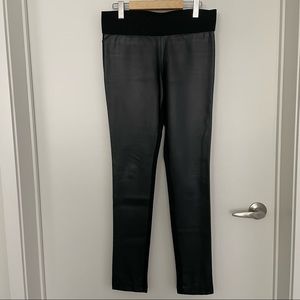 Club Monaco pleather leggings